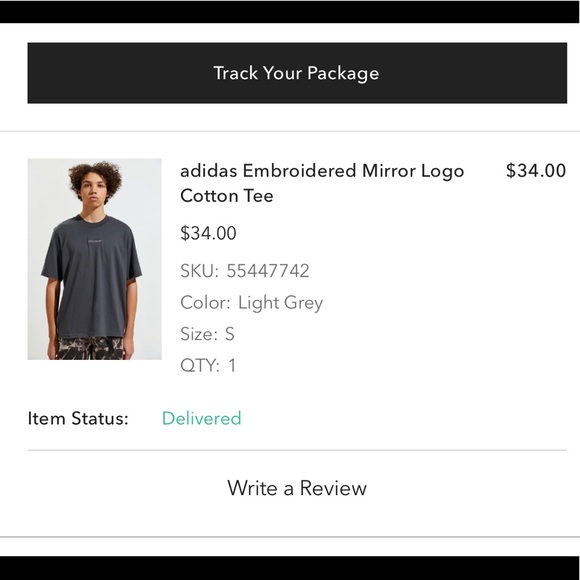 Adidas high neck tee from UO - Picture 5 of 5